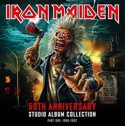 Iron Maiden 50th Anniversary Studio Album Collection Part 1: 1980-1992 Box 10 LP Edición Exclusiva Amazon