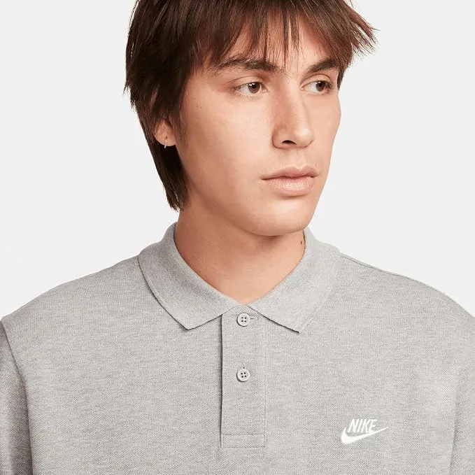 Polo Nike Club para Hombre - DK Grey Heather