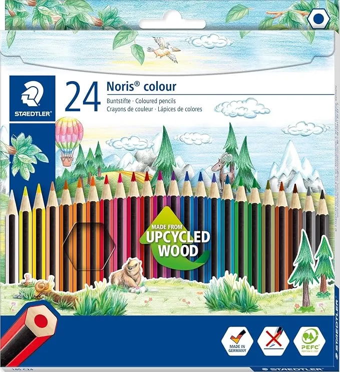 Staedtler 185 C24 - Lápices de Colores, Set de 24 Unidades