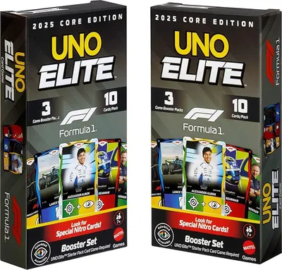 Mattel Games UNO Elite Fórmula 1 Edición Principal 2025