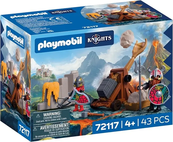 Catapulta Playmobil Caballeros y Dragones para Construir Castillos Épicos