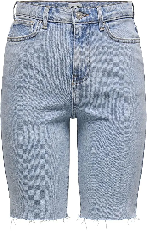 Pantalones Cortos Vaqueros para Mujer - Azul Clásico