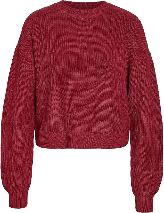 Jersey de Punto Nmmaysa L/S O-Neck Knit con Detalles Juveniles
