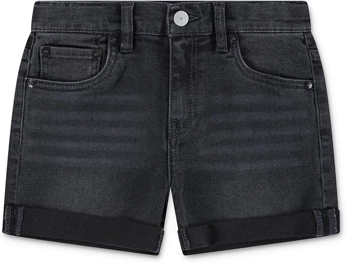 Levi's Shorts Corte Girlfriend Negro para Niña