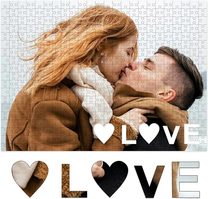 Puzzle Personalizado con Foto y Texto para Montar en Familia
