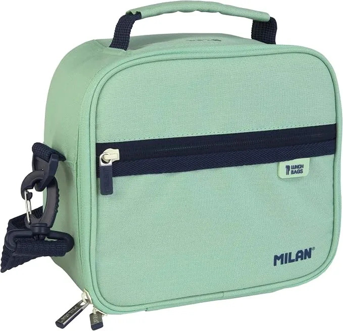 Bolsa Isotérmica Milan con 3 Recipientes Porta Alimentos (3.5L), Serie 1918, Verde