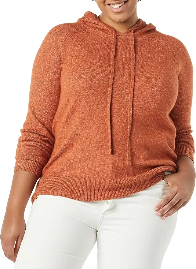 Amazon Essentials Sudadera de Punto con Capucha para Mujer