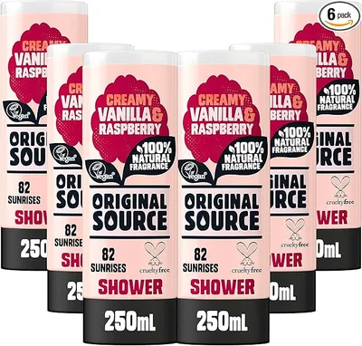 Original Source Gel de ducha Vainilla y Frambuesa