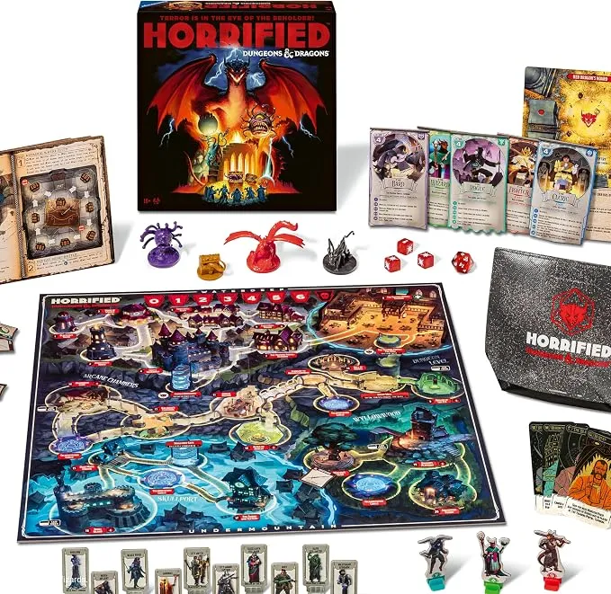Horrified: Dungeons & Dragons - Juego de Mesa de Terror Cooperativo