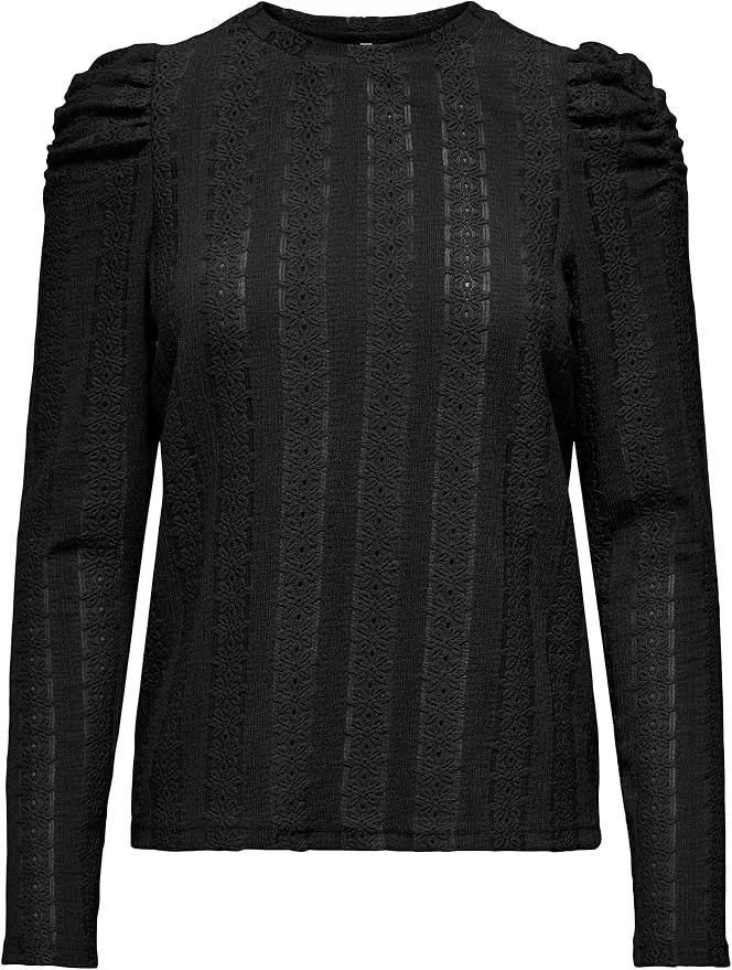 ONLY ONLMELANIE Top Negro Mujer Talla XS