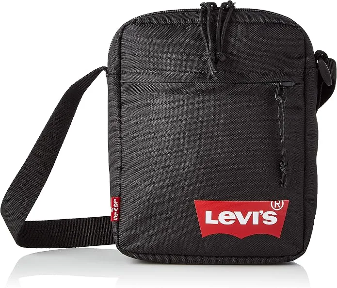Levi's Men's Mini Crossbody Solid (Red Batwing) Bag