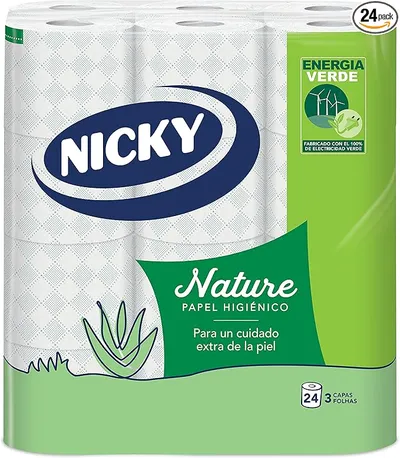 PAPEL HIGIÉNICO NICKY NATURE