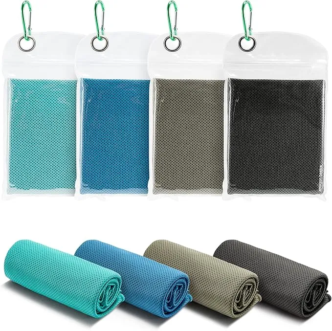 Amazon Basics Toallas Refrescantes de Gimnasio (4 uds)