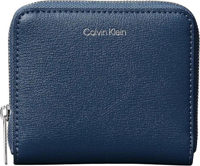 Calvin Klein Cartera Mujer Foil Logo Medium Zip Around