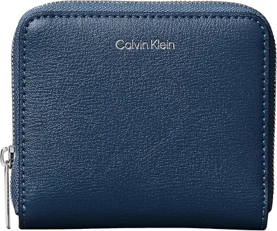 Calvin Klein Cartera Mujer Foil Logo Medium Zip Around