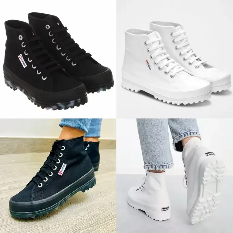 Zapatillas Superga Alpina de Caña Alta con Plataforma para Mujer