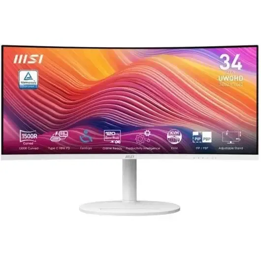 Monitor MSI Modern MD342CQPW 34" UltraWide QHD 120Hz USB-C 98W