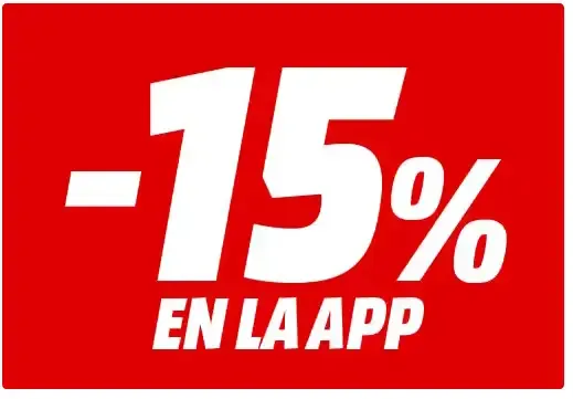 15% de descuento EXTRA en app MediaMarkt