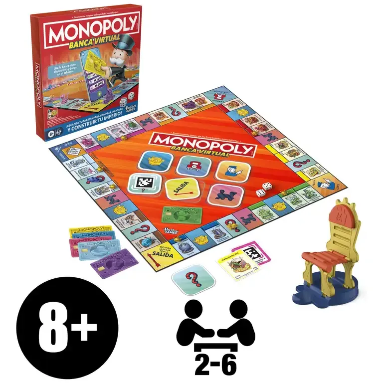 Hasbro Monopoly Banca Virtual con App Gratuita