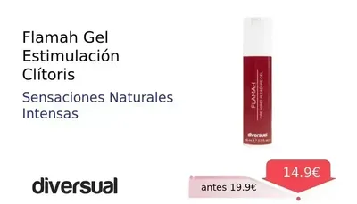 Flamah Gel Estimulación Clítoris