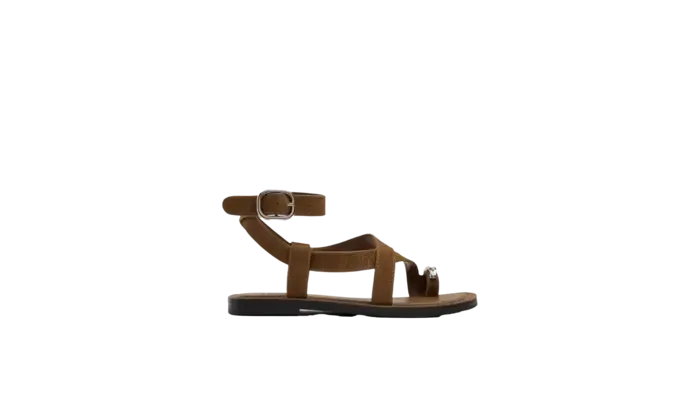 Parfois Sandalias Piel Camel
