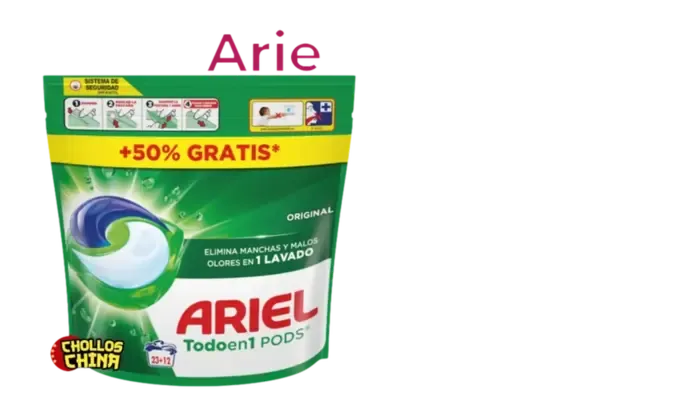 Detergente cápsulas Ariel 3en1 Pods