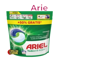 Detergente cápsulas Ariel 3en1 Pods