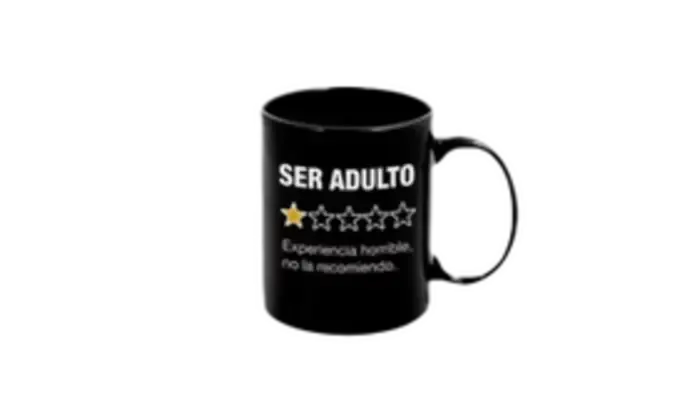 Taza "Ser adulto"
