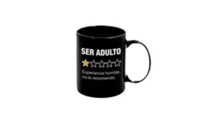 Taza "Ser adulto"