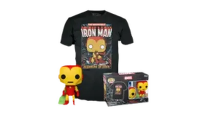 Camiseta y funko pop Marvel