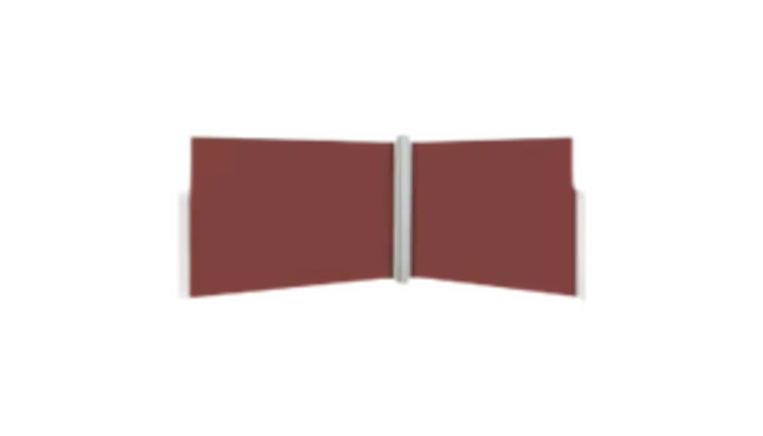 vidaXL Toldo lateral