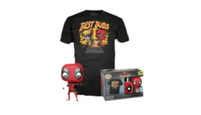 Set camiseta Funko Pop Deadpool Marvel