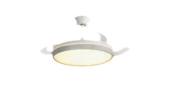 Lámpara de Techo Inteligente con Ventilador Invisible y Control Remoto