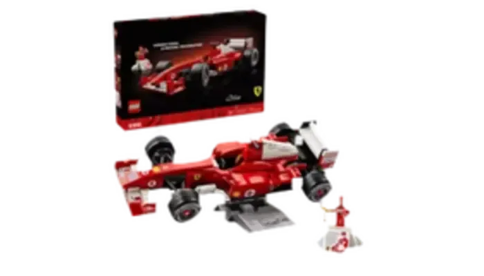LEGO Icons Ferrari F2004 con Minifigura Michael Schumacher