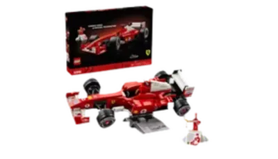 LEGO Icons Ferrari F2004 con Minifigura Michael Schumacher