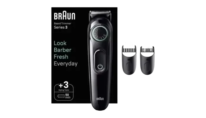 Braun Series 3 - Recortadora de Barba Eléctrica para un Cuidado Diario Preciso