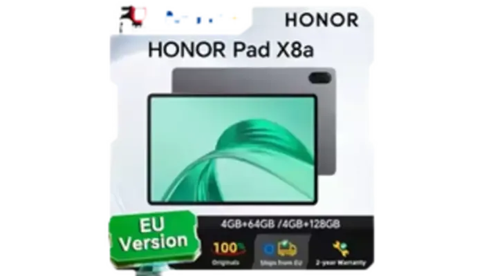 HONOR Pad X8a Tablet 11" con Batería 8300mAh y Protección Ocular