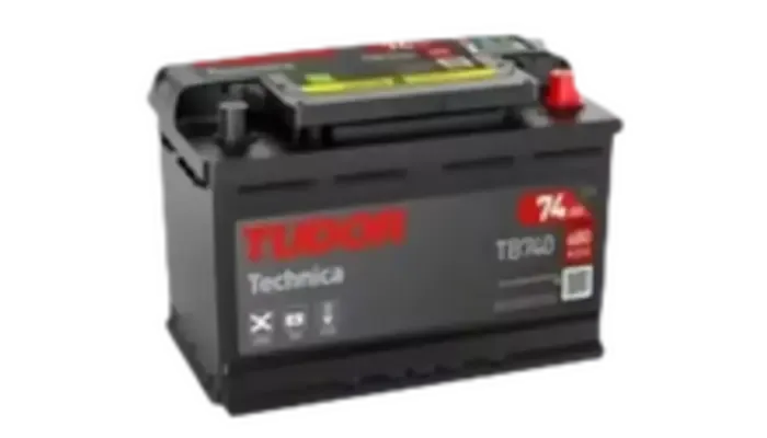 Batería de Coche Tudor TB740 12V 74Ah 680A