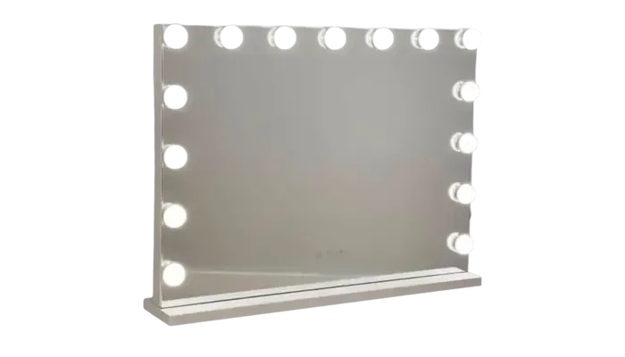 Espejo de Maquillaje LED con Iluminación Ajustable y Carga USB