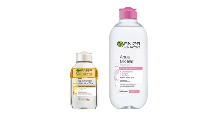 Garnier Skin Active Agua Micelar Pack 400ml + Formato Viaje 100ml