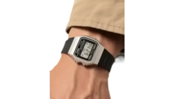 Reloj Digital Casio F-91WM-7A Plateado Retro