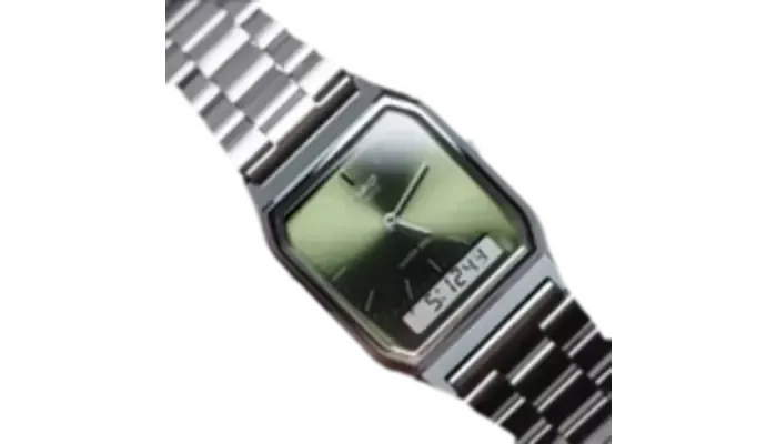 Reloj Casio Vintage Unisex AQ-230A-3AMQYES Esfera Verde