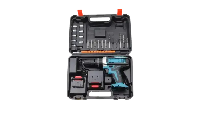 Taladro Percutor Inalámbrico Don con 2 Baterías y 25 Ajustes de Par
