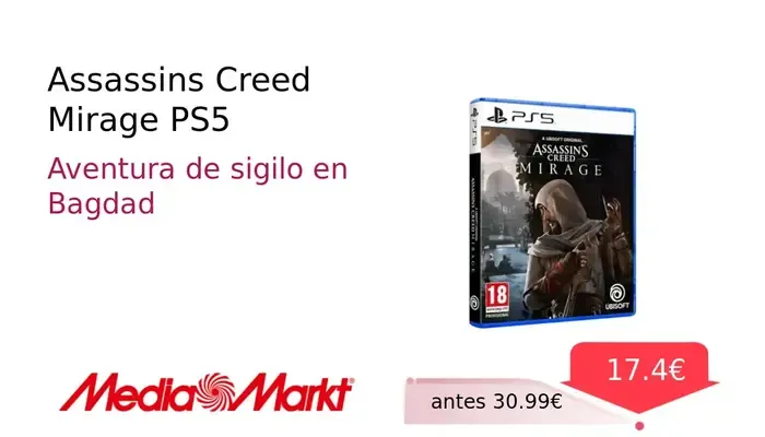 Assassins Creed Mirage para PlayStation 5