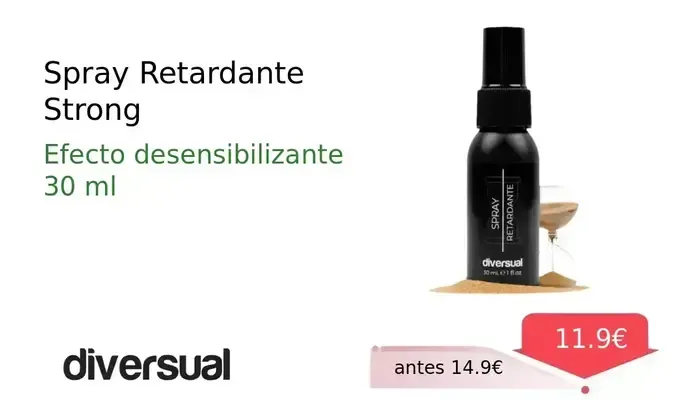 Spray Retardante Strong para Prolongar el Placer