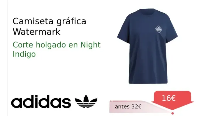 Camiseta Gráfica Adidas Watermark