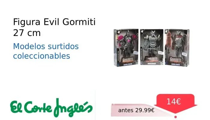 Figura Evil Gormiti Gigante 27 cm de El Corte Inglés