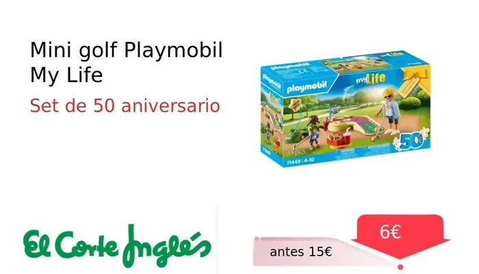 Mini golf Playmobil My Life