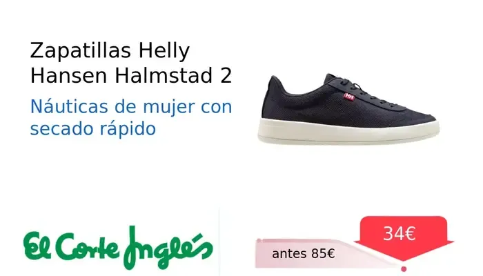 Zapatillas Helly Hansen Halmstad 2: Comodidad y Secado Rápido
