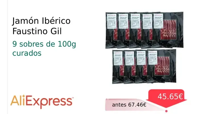 Jamón Ibérico Faustino Gil - Calidad Premium